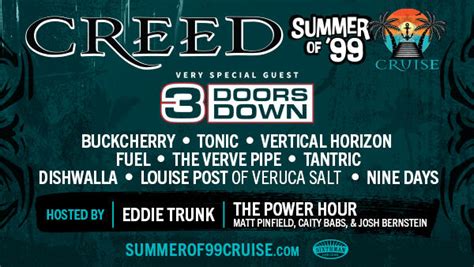 creed summer of 99 cruise 2024